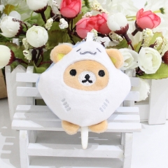 8*5*8cm Rilakkuma Cartoon Anime Plush Toy Pendant