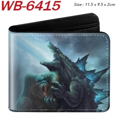 King Kong vs. Godzilla Cartoon Purse Anime Short Wallet