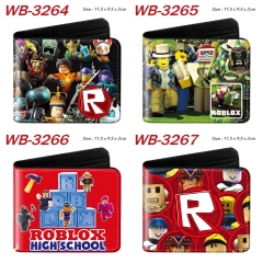 6 Styles Roblox Cartoon Purse Anime Short Wallet