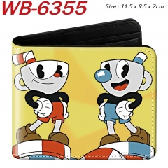 2 Styles Cuphead Cartoon Purse Anime Short Wallet