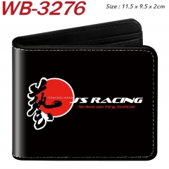 JS RACING Cartoon Purse Anime Short Wallet