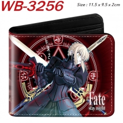 Fate Stay Night Cartoon Purse Anime Short Wallet