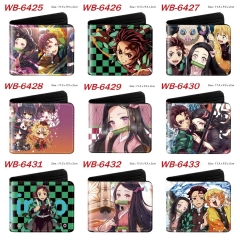 53 Styles Demon Slayer: Kimetsu no Yaiba Cartoon Purse Anime Short Wallet