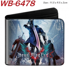 Devil May Cry Cartoon Purse Anime Short Wallet