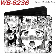 AHEGAO Cartoon Purse Anime Short Wallet