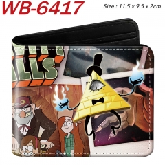 3 Styles Gravity Falls Cartoon Purse Anime Short Wallet