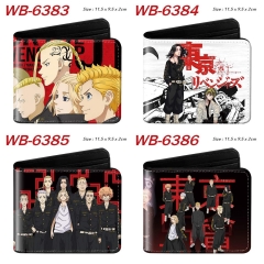 4 Styles Tokyo Revengers Cartoon Purse Anime Short Wallet