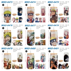 火影-18款 动漫450ml磨砂玻璃杯