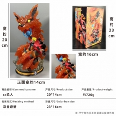 cs鸣人 "吸塑。重720克  产品：高20cm，宽14cm"
