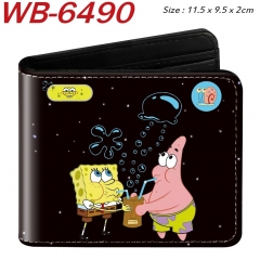 SpongeBob SquarePants Cartoon Purse Anime Short Wallet