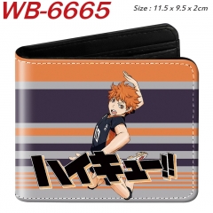 3 Styles Haikyuu Cartoon Purse Anime Short Wallet