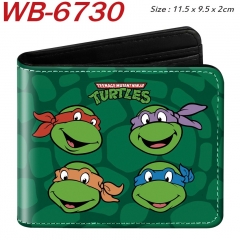 Teenage Mutant Ninja Turtles Cartoon Purse Anime Short Wallet