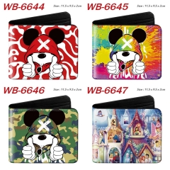 5 Styles Mickey Minnie Mouse Cartoon Purse Anime Short Wallet