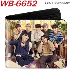 2 Styles K-POP BTS Bulletproof Boy Scouts Cartoon Purse Anime Short Wallet