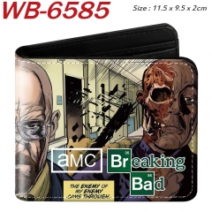 Breaking Bad Cartoon Purse Anime Short Wallet