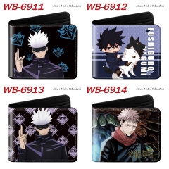 4 Styles Jujutsu Kaisen Cartoon Purse Anime Short Wallet