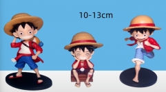 三款少年路飞10-13 cm 200克