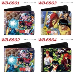 4 Styles Yu Yu Hakusho Cartoon Purse Anime Short Wallet