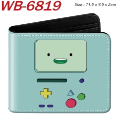 2 Styles Adventure Time Cartoon Purse Anime Short Wallet