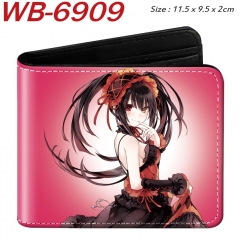 Date A Live Cartoon Purse Anime Short Wallet