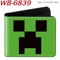 3 Styles Minecraft Cartoon Purse Anime Short Wallet