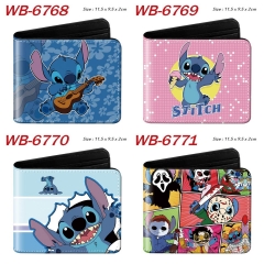 4 Styles Lilo & Stitch Cartoon Purse Anime Short Wallet