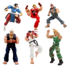 NECA 街头霸王 街霸 隆 肯 古烈 春丽 豪鬼 7寸可动模型 手办摆件