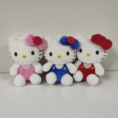 3pcs/set 10CM Hello Kitty Cartoon Anime Plush Toy Pendant