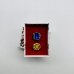 2 Styles Kuroshitsuji/Black Butler Cartoon Anime Alloy Ring