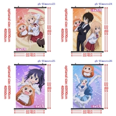 5 Styles Himouto! Umaru-chan Cartoon Wallscrolls Waterproof Anime Wall Scroll