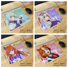 赛马娘芦毛灰姑娘Uma Musume Cinderella Gray（Gray） 鼠标垫30X25x0.3  锁边