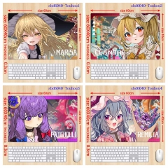 60*40*0.3cm 5 Styles Touhou Project Cartoon Anime Mouse Pad