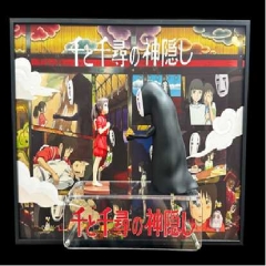 Spirited Away Stereographic 3D Framed Anime Figure Best Gift for Ornament