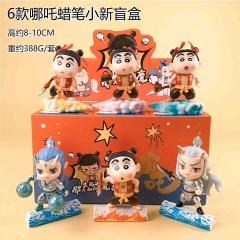 供应商发表格不要直接拍 6款哪吒蜡笔小新盲盒8-10cm 388g/套
