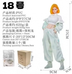 27cm  七龙珠18号人造人