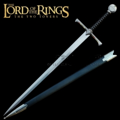 106.5cm 魔戒指环王纳西尔圣剑 巴金斯阿拉贡剑精灵王十字西洋刀未开刃