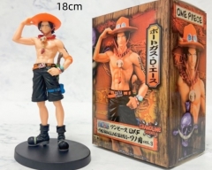 18cm One Piece Portgas·D· Ace Cartoon Anime PVC Figure