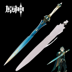 105CM原神cos道具服武器刀剑模型 单手剑 西福斯的月光金属刀 未开刃