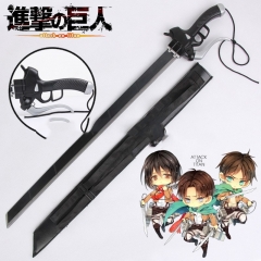 93cm 进击的巨人cos武器立体机动装置艾伦双刀动漫模型刀剑未开刃