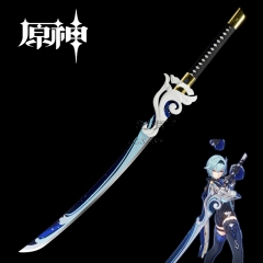 110cm  原神神里绫人优菈cos道具服武器刀剑模型 恶王丸金属刀 未开刃