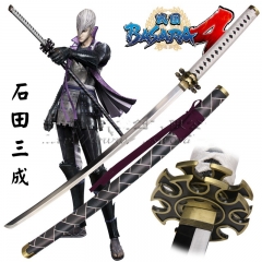 104cm战国basara3 石田三成 宴 山口 战国 cos游戏刀剑武器道具 未开刃