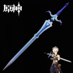 95cm 原神七七琴行秋单手剑祭礼剑cos金属道具刀剑武器刀未开刃