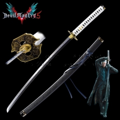 101cm 鬼泣5阎魔刀维吉尔尼禄cos周边武器尼禄父亲炎魔刀动漫木刀未开刃