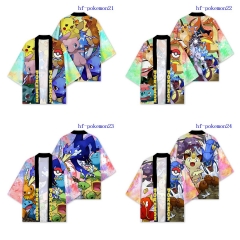 5 Styles Pokemon Cartoon Anime Kimono Haori Cloak