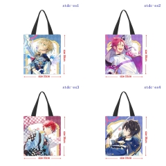 33*38cm 5 Styles Ensemble Stars! Shopping Bag Canvas Anime Handbag