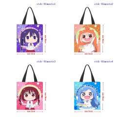 33*38cm 4 Styles Himouto! Umaru-chan Shopping Bag Canvas Anime Handbag