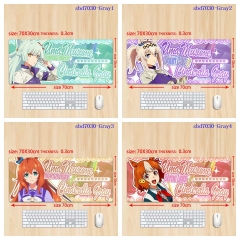 赛马娘芦毛灰姑娘Uma Musume Cinderella Gray（Gray） 鼠标垫70x30x0.3 锁边
