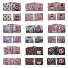 15 Styles POP MART Labubu Cartoon Purse Short Anime Wallet