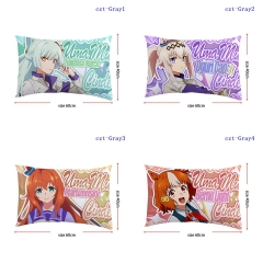 赛马娘芦毛灰姑娘Uma Musume Cinderella Gray（Gray）长方形抱枕系列40*60cm
