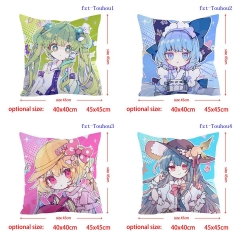 45*45cm 6 Styles Touhou Project Cartoon Anime Pillow